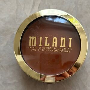 Milani Cream-to-Powder Foundation Compact - Brown with Gold Accent